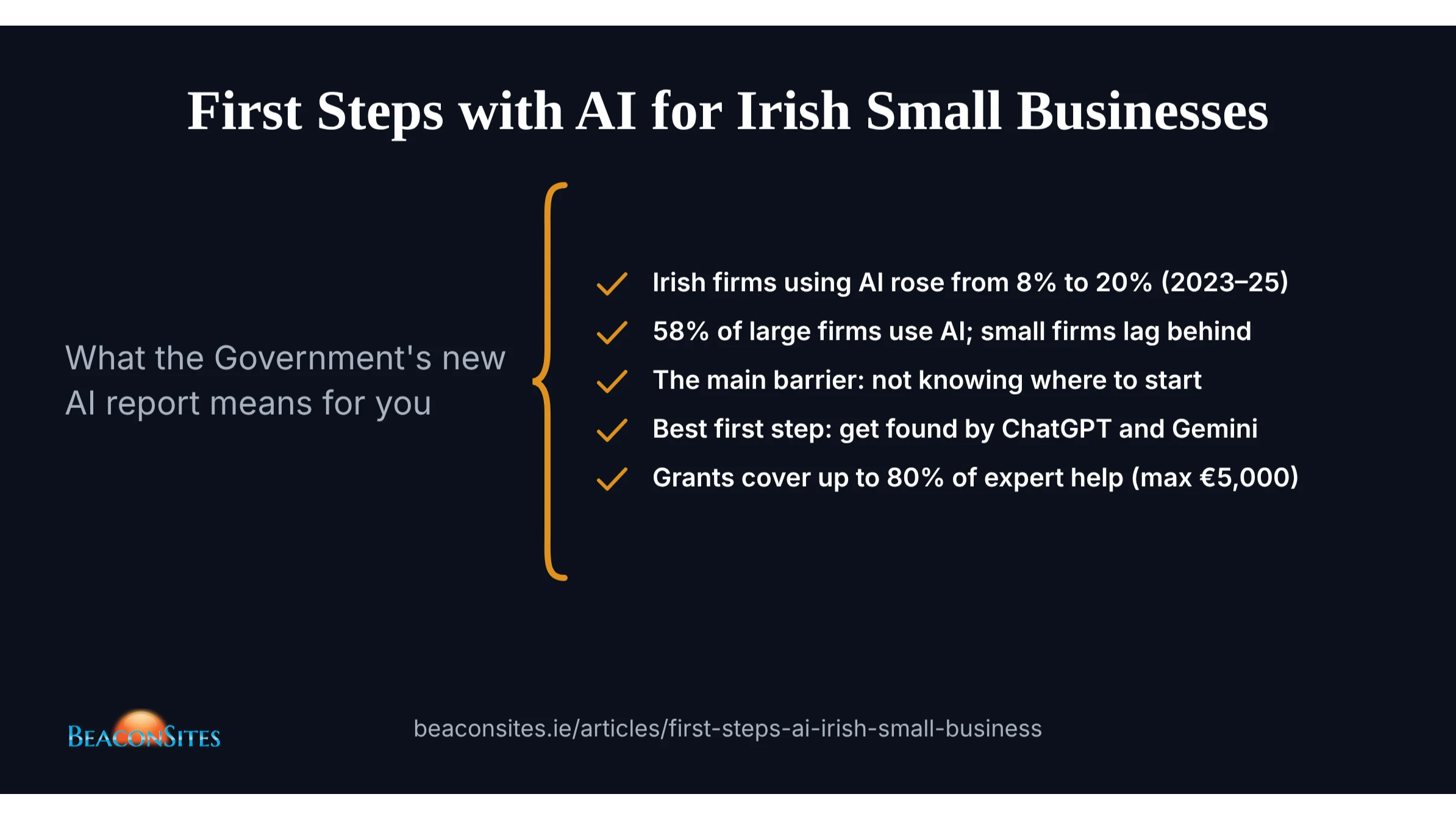 New Government AI Report: What Irish Small Firms Should Do First